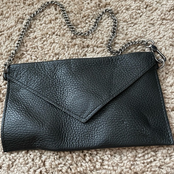 Little black Furla carry shoulder pouch - Picture 2 of 3